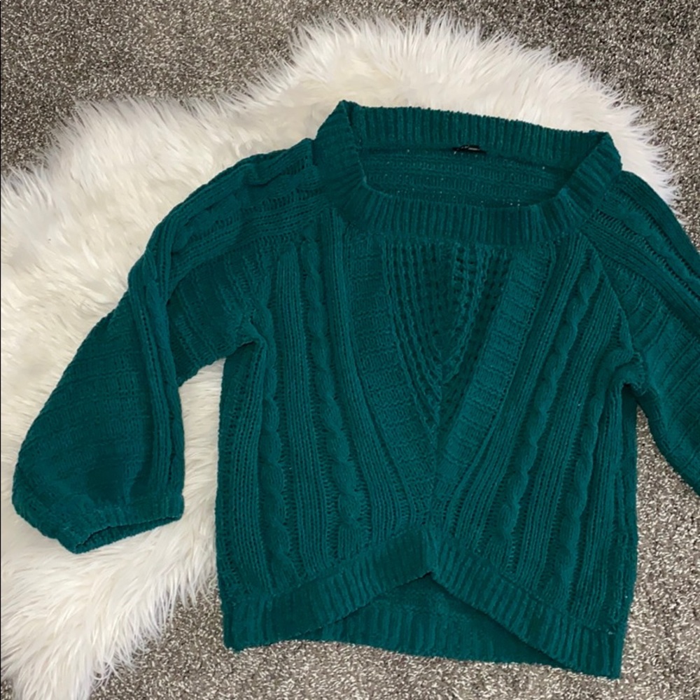 Express cable knit sweater